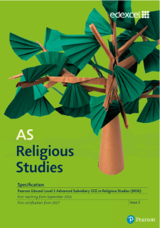 AS level Religious Studies specification